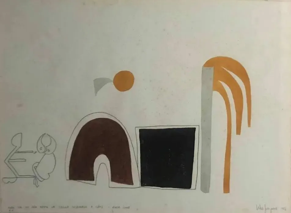 Onde um Eu era havia um círculo desenhado a lápis - Amor Ìcone