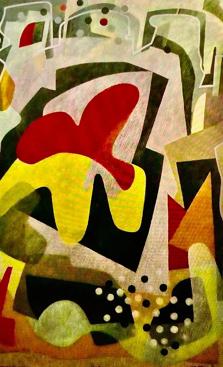 Paulo Laender - As Imperfeições do Desejo - Têmpera vinílica e acrílica sobre tela gessada sobre chassi - 2023 - 160 x 110 cm.