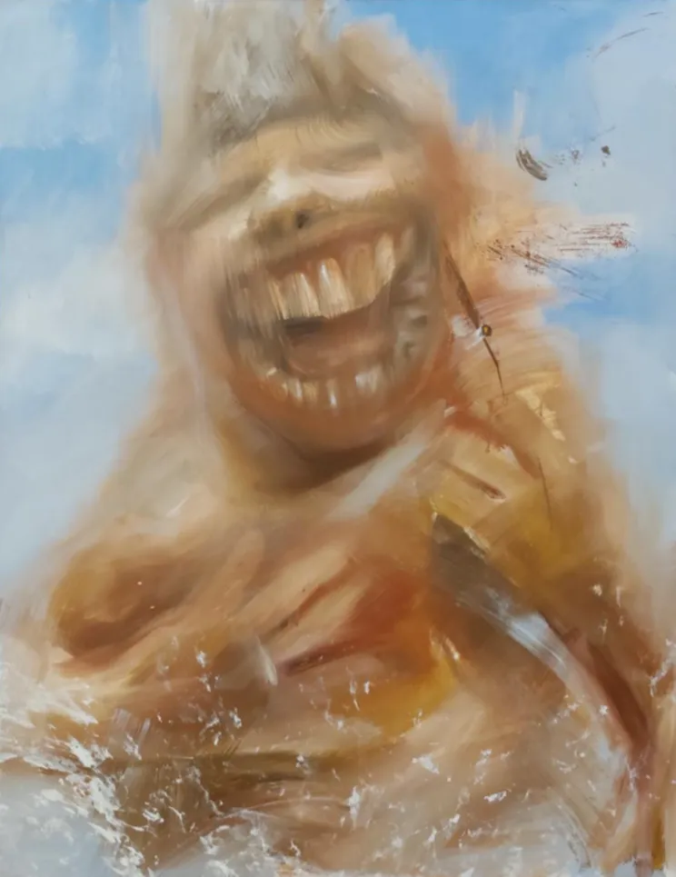 Flavio Rossi - Aquecendo - 2016 - Técnica mista - 105,5 x 83 cm.(1)