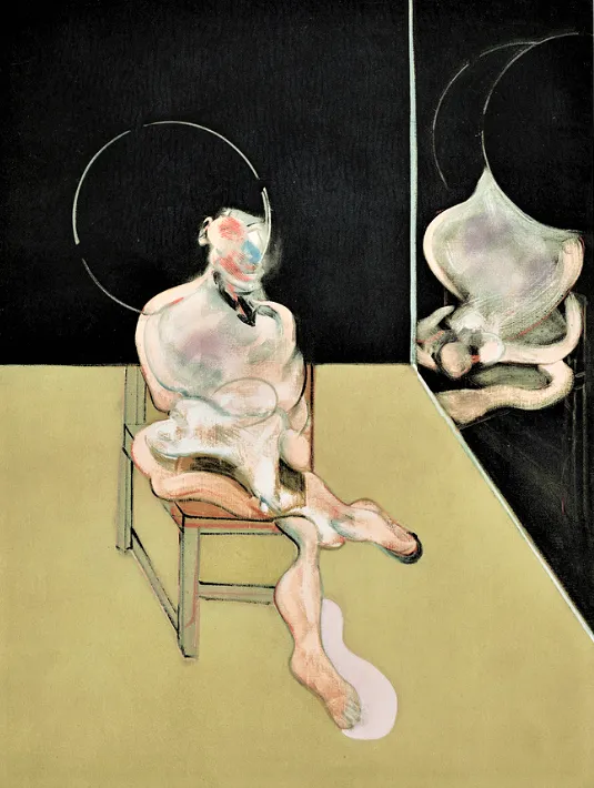 Seated figure