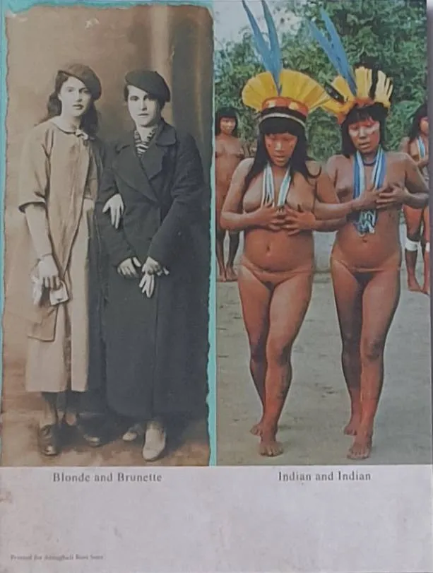 Blonde & Brunette Indian & Indian