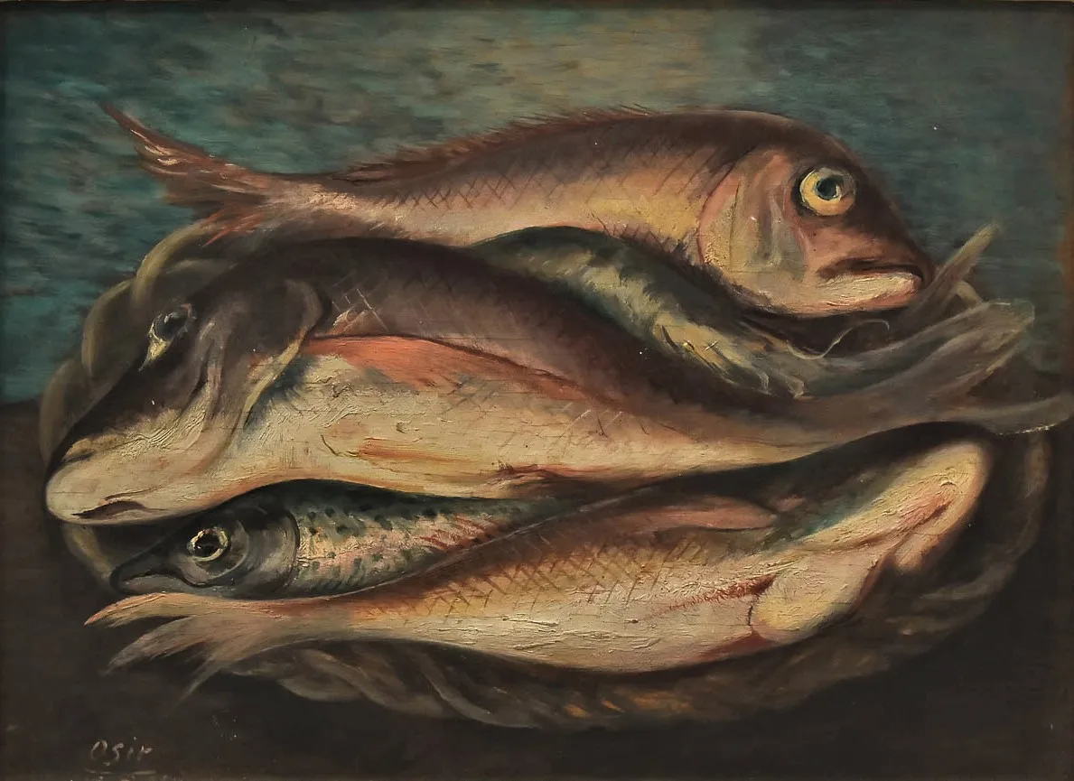 Natureza morta com peixes