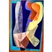 Paulo Laender - Noturno Com Poliedro - Têmpera vinílica e acrílica sobre tela gessada sobre chassi - 2023 - 160 x 110 cm.