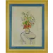Inimá de Paula - Vaso de flores - 1949 - Técnica mista - Assinado canto inferior esquerdo - 72 x 54 cm.(2)