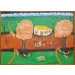 JOSE ANTONIO DA SILVA -Paisagem Rural -1971 - 70 X100 - OST -CID - Com moldura.